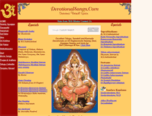 Tablet Screenshot of devotionalsongs.com